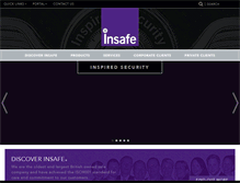 Tablet Screenshot of insafe.com